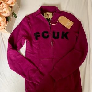 NWT French Connection FCUK Sweater Jacket, XS